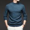 Herren Dicker Jacquard-Strickpullover - Herbst/Winter Warme Basisschicht für Väter mittleren Alters