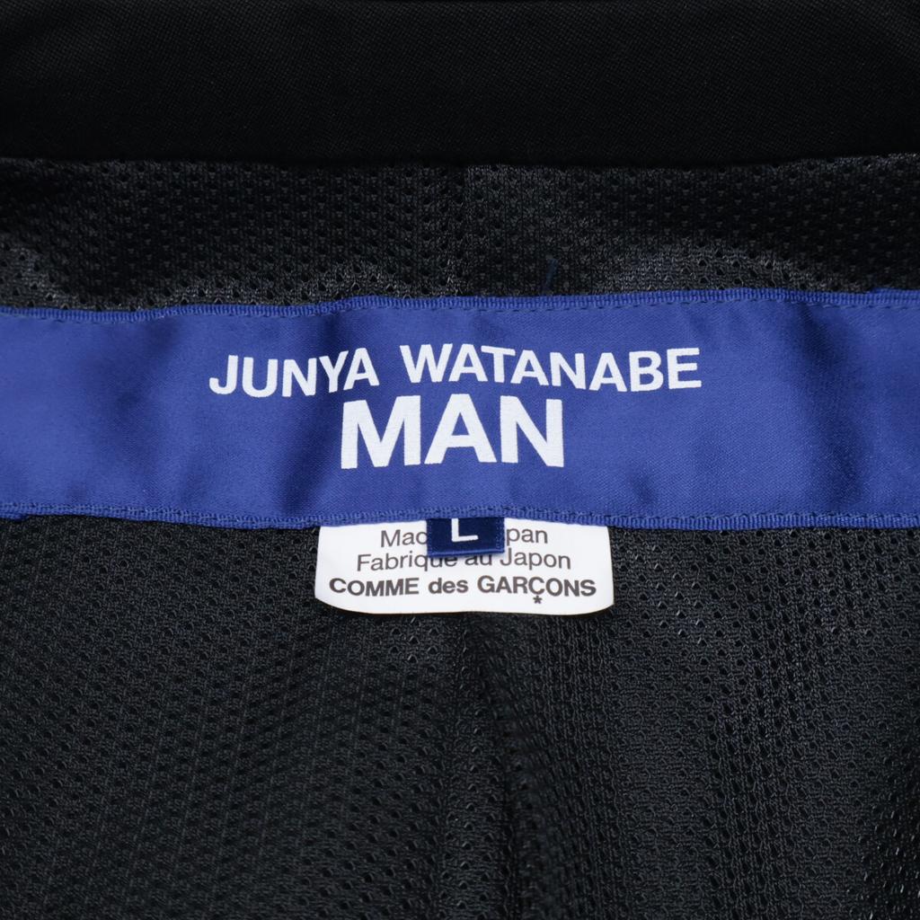 JUNYA WATANABE MAN Excellent condition 25 Stainless Steel AD2024 WO-J033 Dress-up Denim Patchwork Tailored Jacket L blackUsed