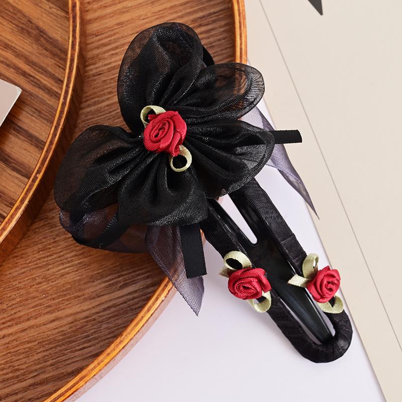 1pc Super Immortal Forest Series~Flower Hair Clip New High End Style Grip Clip Temperament Shark Clip Headwear Hair Accessories