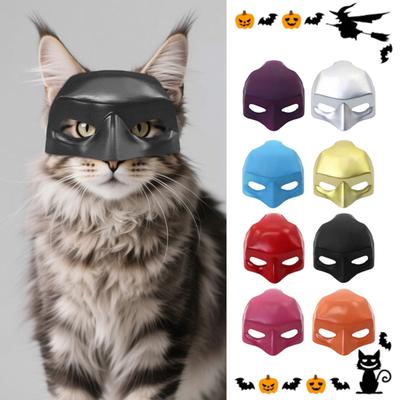 Cat Bat Masque Funny Cat Bat Superhero Cosplay Hat Pet Dress-up Apparel for Halloween Birthday Party Costume Accessories