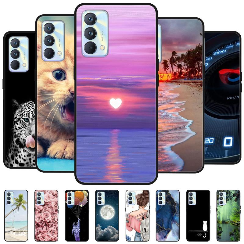 Für Realme GT Master Edition Hülle Marmor bemaltes Cover Weiches Silikon Stoßfeste Handyhülle Für Realme GT Master Hülle Bumper