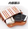 Fashionable Contrast Color Embroidery Piano Note Single Shoulder Bag Small Crossbody Handbag for Women Sweet Personalized Bag