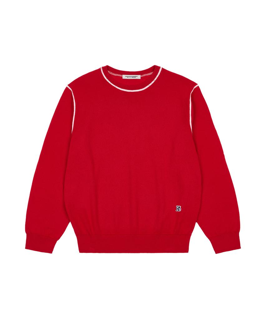 UNIVERSE GARMENT Soft Daily Knit_Red