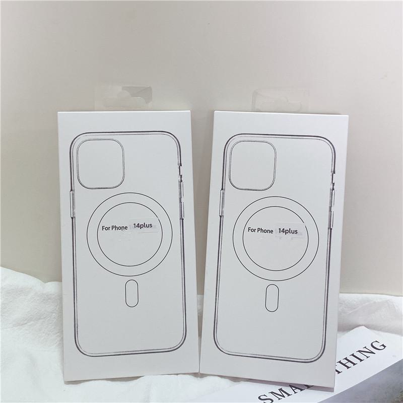 

Высокопрозрачный акриловый магнитный чехол для мобильного телефона, подходящий для iPhone 13, 14 Pro Max, 12 и XR с комплексной защитой. iPhone 15 Pro Max