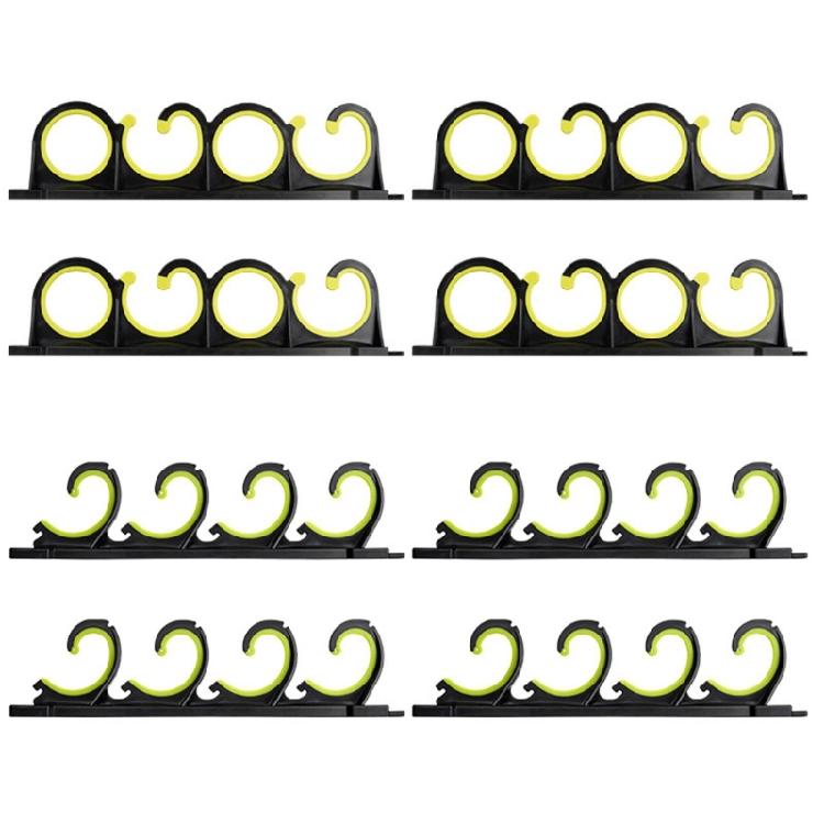 Fishing Rod Hanger Storage Organizers Display Stand Fishing Rod Rack Holder Holds To 8 Fishing Rod for Garage Basement