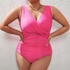 Women's Plus Size Swimsuit Sexy Set One-piece Swimsuit