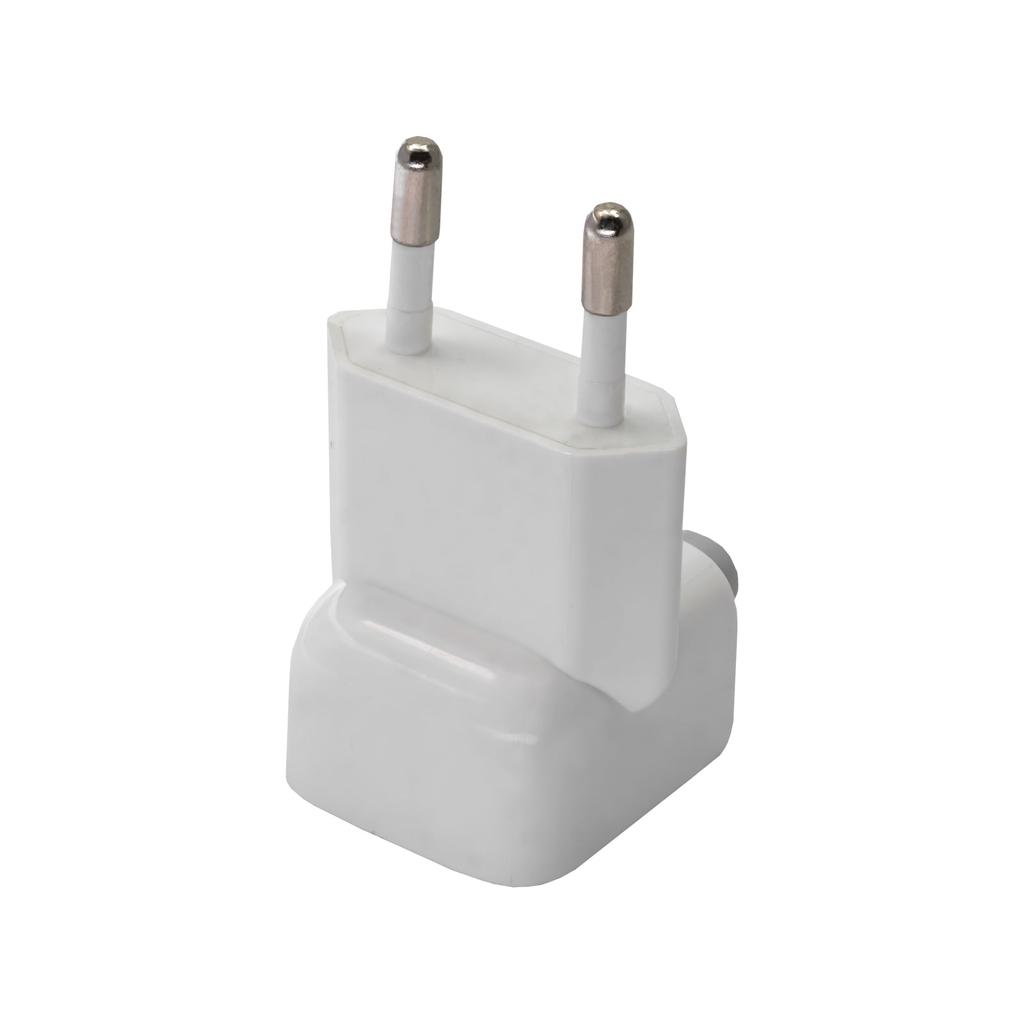 Adaptador Cabeza de Pato UE Akyga AK-AD-60 Fuente de Alimentación Apple MacBook Magsafe iPad CEE 7/16