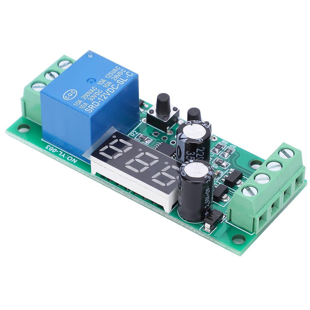 DC Voltage Detection Module Digital Display High Accuracy Relay Electronic Component DC12V