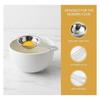 Stainless Steel Egg Separator Food Grade Material Easy Hanging Design Perfect For Home Baking Kitchen Cooking