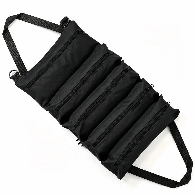 Heavy Duty Roll Up Tool Organizer Oxford Fabric Waterproof Multi Storage Bag Portable Pouch for Mechanics Household Repair