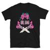 Pink Flowers Girl Gang Classic Trendy Design Casual T-Shirt