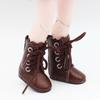 1 Pair Accessories High-top Obitsu 11 Leather Boots Mini 4-holes 1/6 Bjd Leather Shoes GSC Cute 1/6 Bjd Boots Children