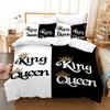 3D Home Textile Couple Three-Piece Set Size Quilt Cover Digital Printing