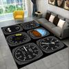 Fighter Aircraft Control Cockpit Cabin Carpet Rug for Home Living Room Bedroom Sofa Doormat Decor,Area Rug Non-slip Floor Mat