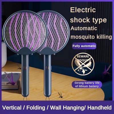 Rechargeable Folding Mosquito Swatter Fully Automatic Intelligent Fly Swatter Household USB Mosquito Repellent