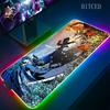 Rgb Final Fantasy Mouse Pad Laptop Mousepad Gaming Cool Mouse Mat Large Gamer Mousepads Speed Cool LED Desk Mat with Backlight
