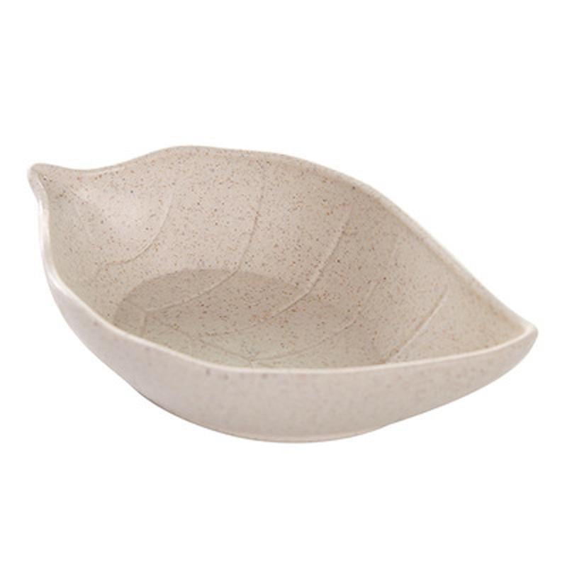 Wheat Straw Leaves Creative Irregular Small Dishes Kitchen Seasoning Dishes Side Dishes Snack Dishes