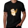 Barn Owl TShirt Odor Resistant Short Sleeve Top