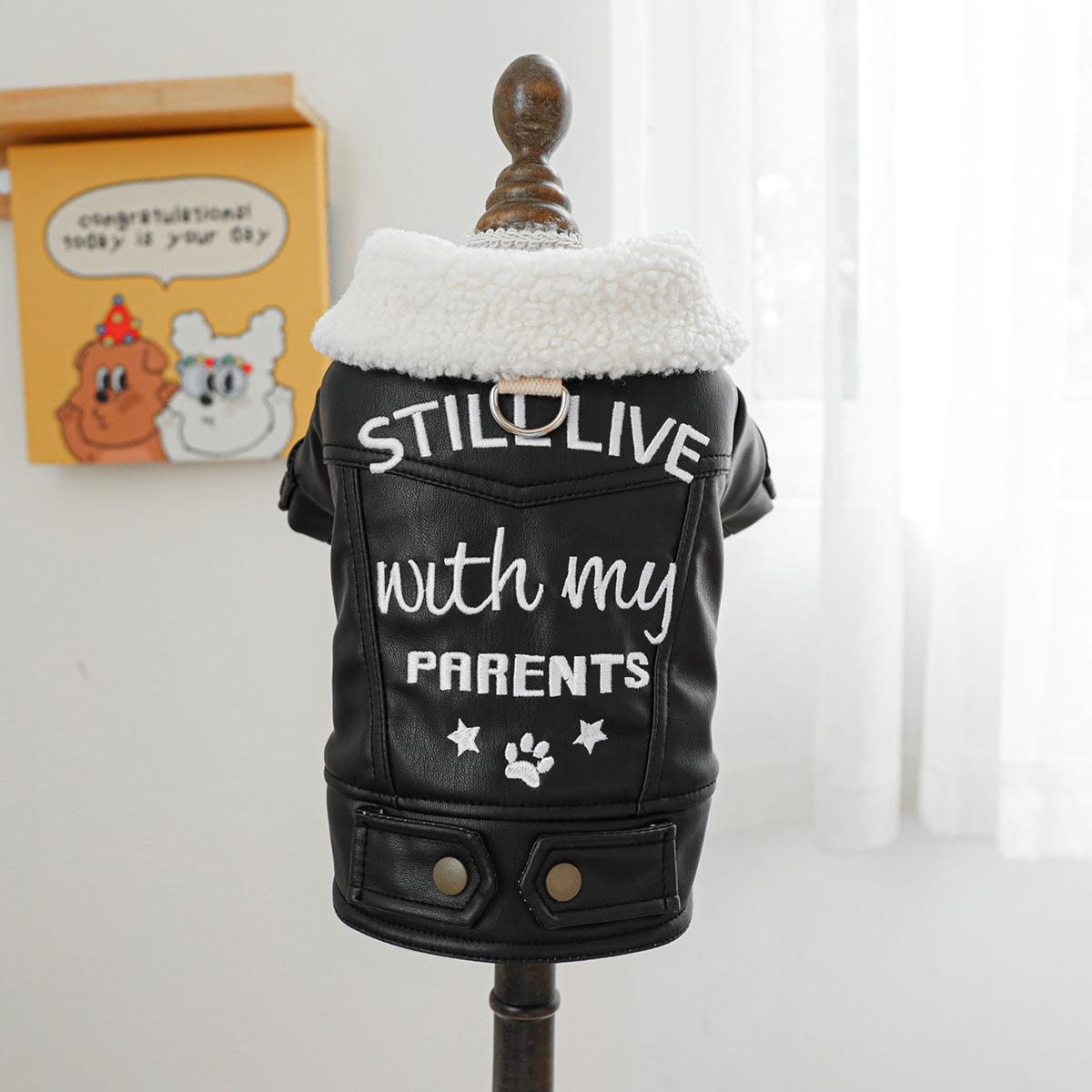 

Флисовое пальто для питомцев - Толстое, теплое и уютное для собак и кошек L - Chest 48cm, Length 35cm, 10-12 lbs