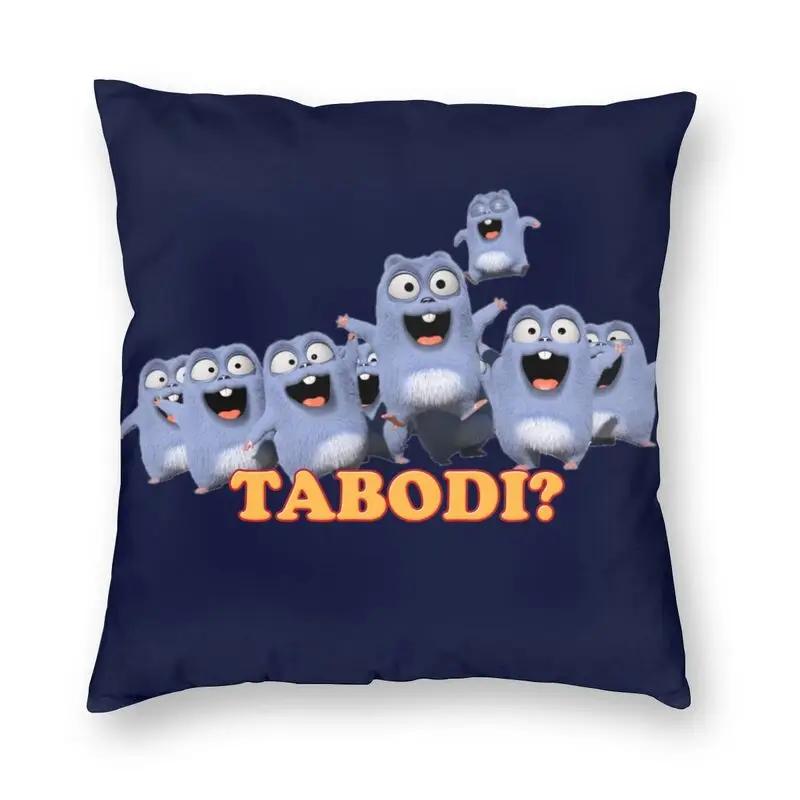 Happy Grizzy And The Lemmings Cushion Cover Sofa Home Decor Cartoon Lemmings Bear Square Throw Pillow Cover 45x45cm