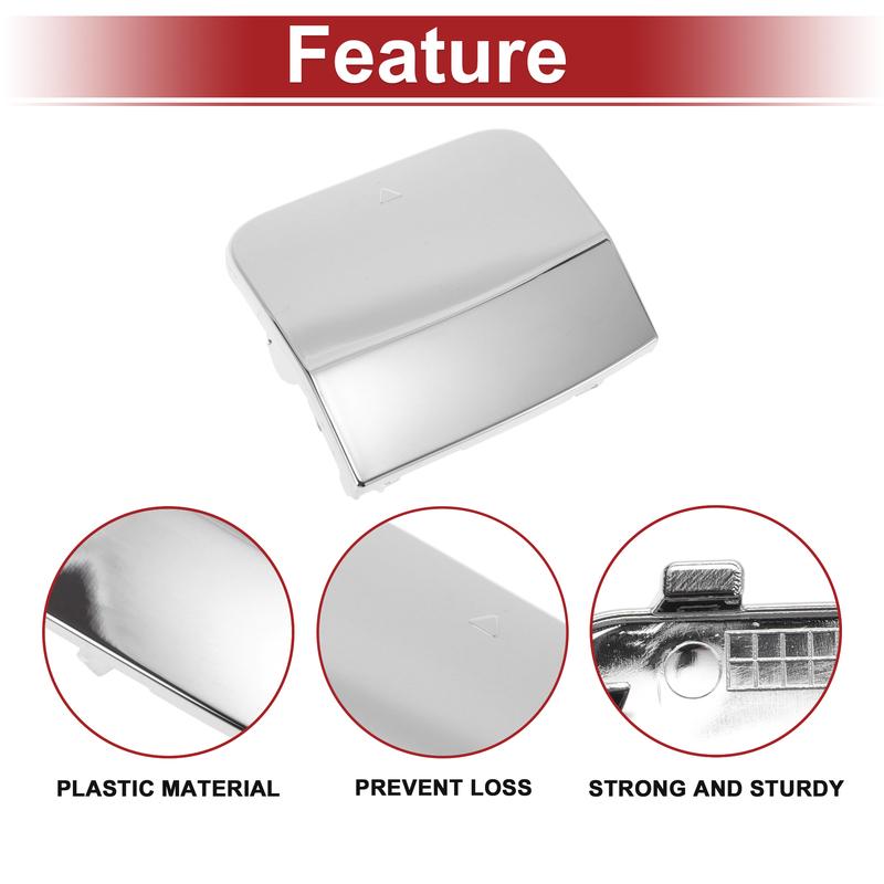 X Autohaux Car Tow Hook Cover Cap for Mercedes-Benz GLB250 No.2478857301 Silver Tone