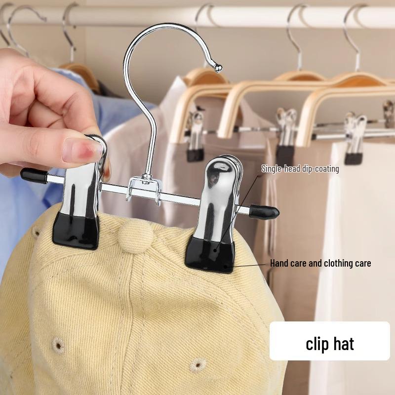 Non-Slip Mini Pants Clips for Baby Skirts - Stainless Steel, Multi-Functional, Non-Marking Design for Hanger Use