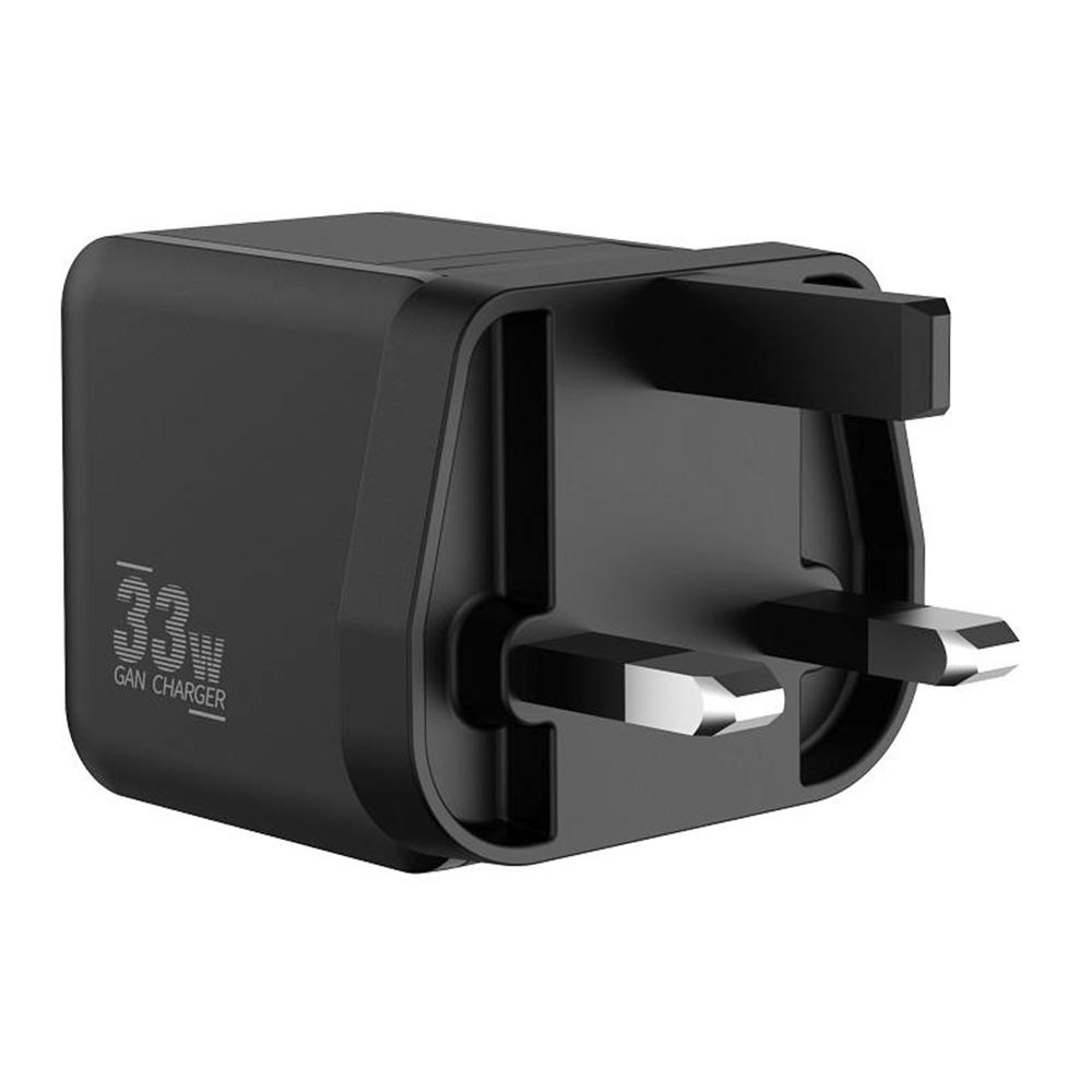 MINIX p1 Mini 33W 2-Port GaN Wall Charger with Multi-Protection Safety System