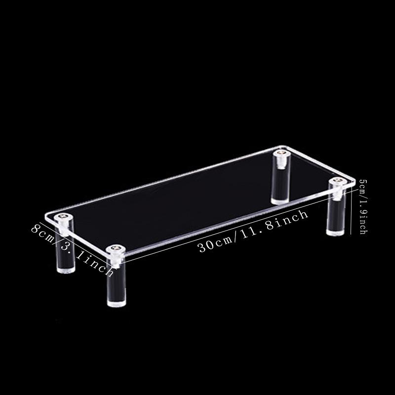 Acrylic Multi-layer Trapezoidal Display Stand for Figures & Jewelry