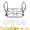 5pc Grid Cutting French Fries Potato Apple Slicer Potato Slicer Vegetable Chopper Food Cutter French Fry Slicer Kitchen Tools