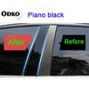 Car PC Material Pillar Post Cover Door Trim Window Molding Stickers Plate Accessories Decor For Benz CLS Class W218 2011-2016