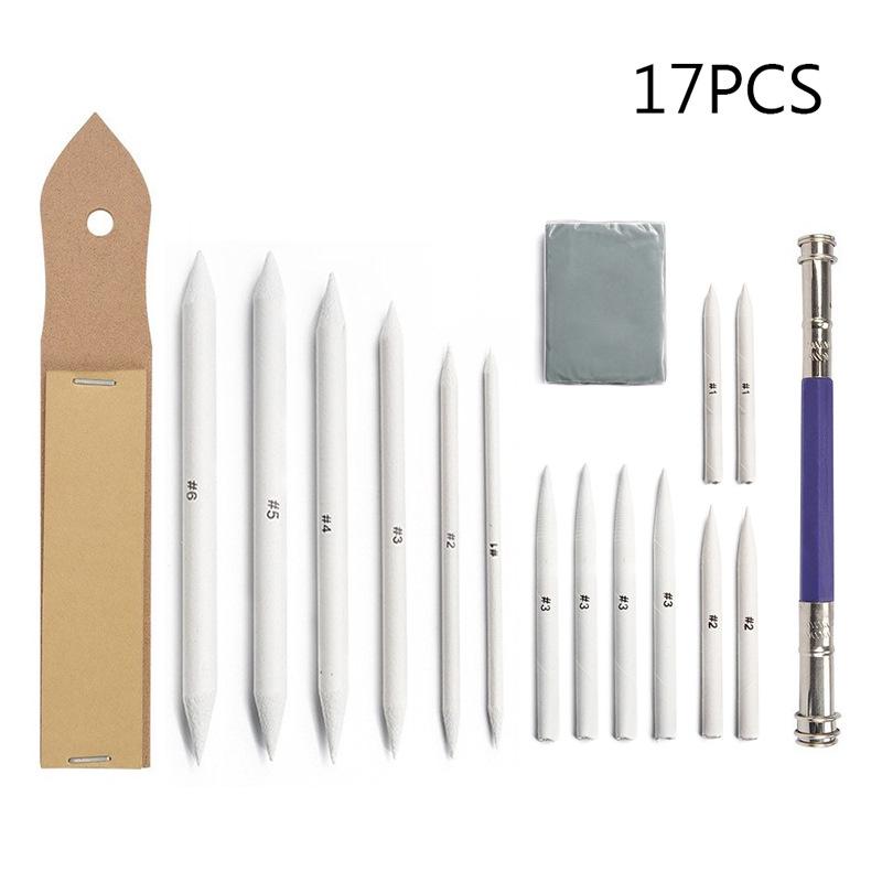 16-Piece Eternal Pencil Set: No Sharpening Needed with Eraser & Lead Art Tools