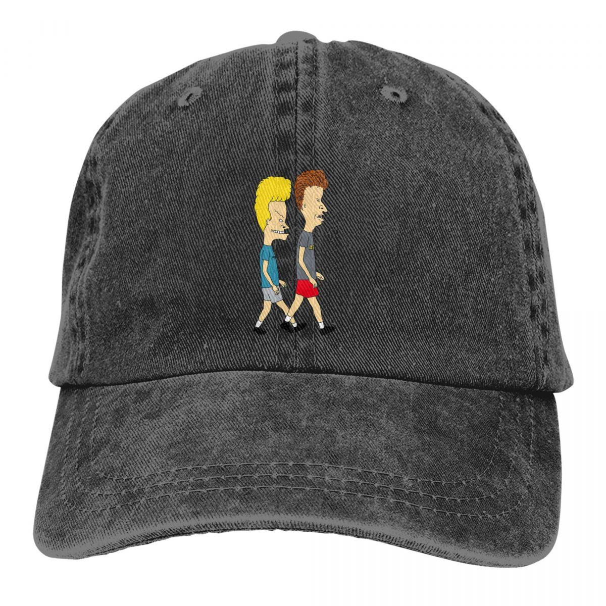 

Summer Cap Sun Visor Walk Hip Hop Caps Beavis and Butthead Funny Sarcastic Cartoon Cowboy Hat Peaked Hats One Size