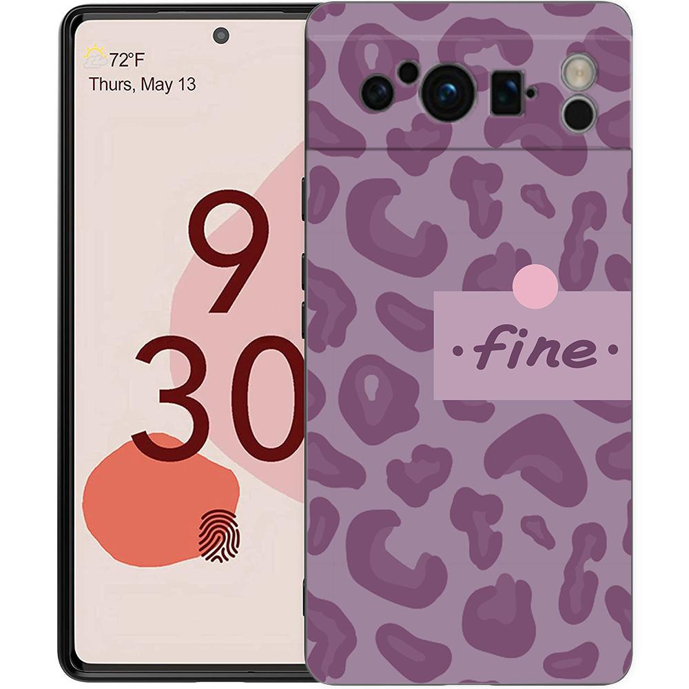 

Белый Черный Коровій Принт Чехол для Телефона Для Google Pixel 8 7 6 Pro 6A 7A 5G Мягкий Силиконовый Ударопрочный ТПУ Черная Крышка Fundas Pixel 7 Pro