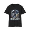 Milwaukee Brewers Horror Mash-Up T-Shirt - Spooky Baseball Fan Gear