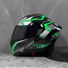 Motorcycle Helmets Men's and Women's Unveiling Helmets Full Helmets Tail Rider Bluetooth Locomotive Men's and Women's Winter Personality Electric