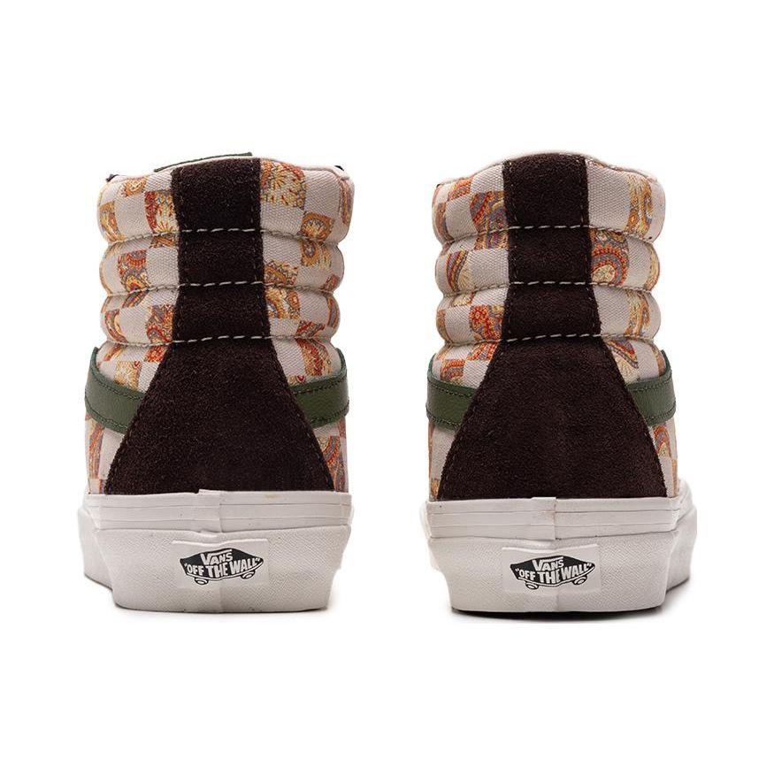 Vans Comfortable Slip-Resistant Durable High-Top Skate Shoes Unisex sneaker Brown VN0A5KXVJ4E