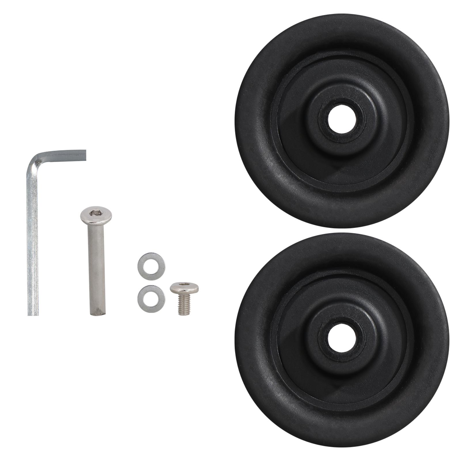 

1 шт. практичные вращающиеся на 360 градусов колеса для чемоданов, сменные тихие роликовые аксессуары для чемоданов B