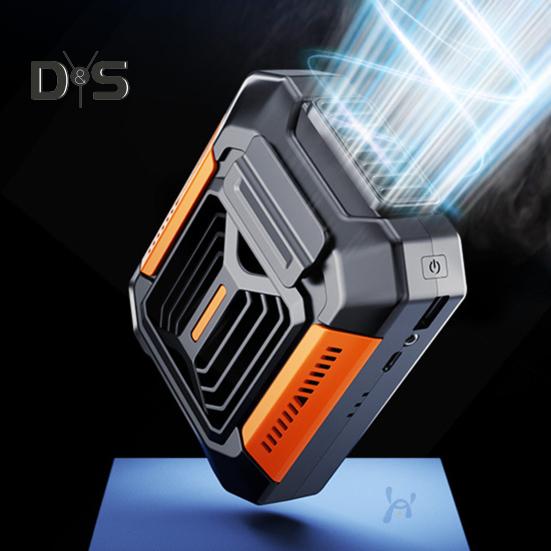 Waist Hanging Cooling Fan 3 Levels Adjustable Waterproof Portable Multifunctional LED Flashlight Power Bank Mini Air Conditioner Belt Fan