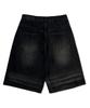 RAYFIKERS Catwashed Bermuda Denim Shorts Mq2Du348_Black