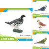 Bird Animal Model With Plastic Material For Home Decor And Collecting