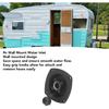 RV Wall Mount Water Inlet Pressure Regulated City Water Entry with Quick Connector ABS Pressure Regulated Entry for Trailer Boat (Black)