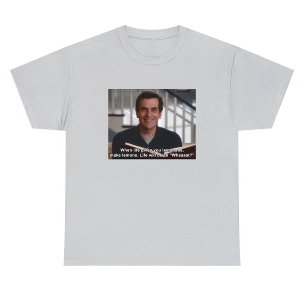 

Phil Dunphy Modern Family Vintage Tv Show Tshirt Woman Man Classic Oneck Fashion Casual Cotton Graphic T Shirts Streetwear 4XL