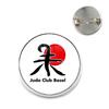 2021 Trendy Sports I Love Judo Brooches Pins Men Women Karate Jewelry High Quality Handmade Badge Brooch Gift