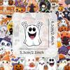 50-Piece Halloween Classic Stickers - Decorative Decals for Notebooks, Phone Cases, Jack-O'-Lanterns & Journals