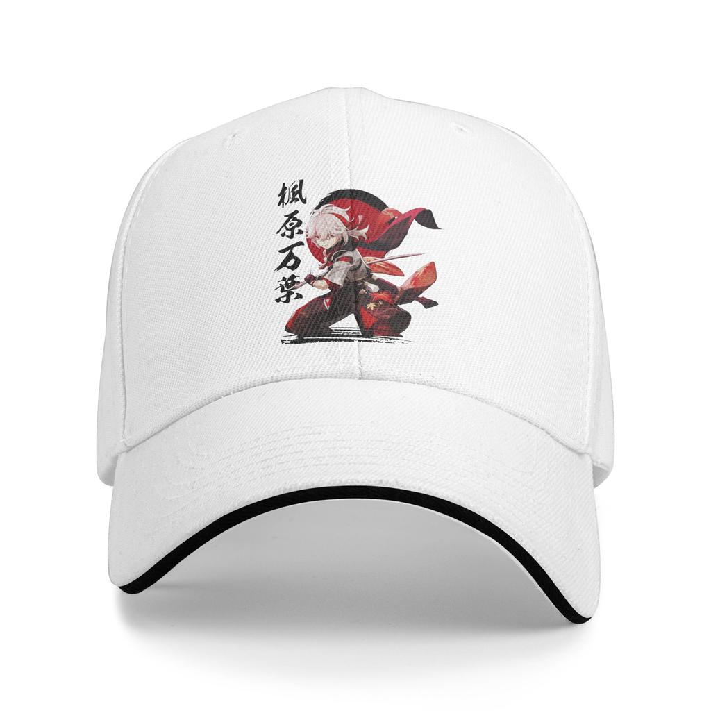 Wanderer Cat Neko Cat Long Baseball Cap Popular Genshin Impact Sandwich Caps for Unisex Women Adjustable Dad Hat Outdoor