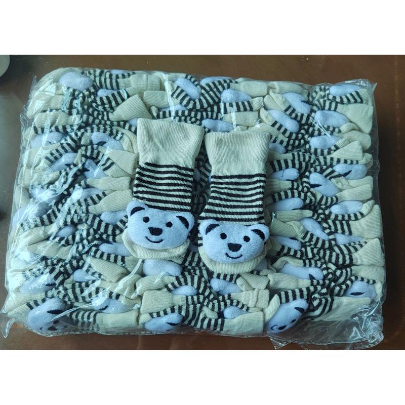 

Hand-Sewn Non-Slip Cartoon Baby Walking Socks 10-12
