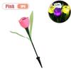 1-10PCS Solar Tulip Light Auto on At Dusk Waterproof Outdoor Garden Patio Decorative Night Lamp for Landscape Pathway Lawn