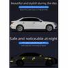 8Pcs/Set Carbon Fiber Car Handle Protector Self-Adhesive Anti-Scratch Car Door Guard Easy To Install Reflective