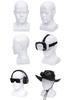 Men's Mannequin Head with Shoulder for Displaying Hats, Masks, and Glasses