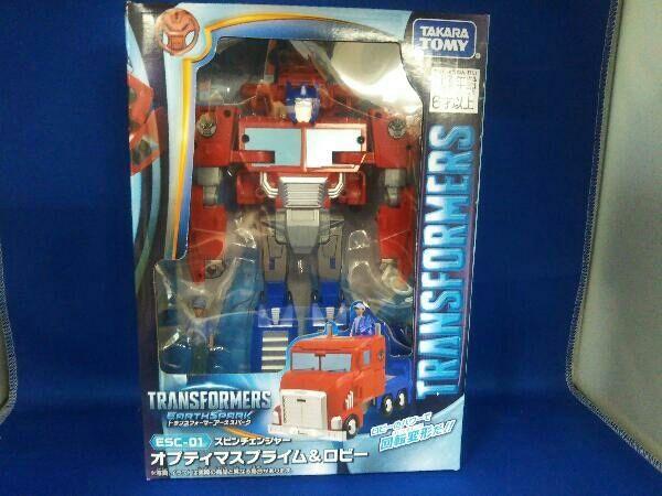 [USED] Figure / Takara Tomy / Spin Changer Optimus Prime & Robbie Transformers Earth Spark ESC-01